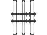 edbak Video Wall Bolt Down Floor-to-Ceiling Mount, modular 3x2, für 42-47" Bildschirme, Querformat