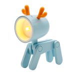 RealPower LED-Tier Taschenlampe Blaues Rentier
