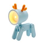 RealPower LED-Tier Taschenlampe Blaues Rentier