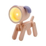 RealPower LED-Tier Taschenlampe Pinker Hund