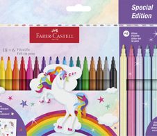 FABER-CASTELL Einhorn Filzstifte Mehrfarbig 3.0 mm
