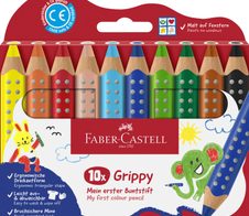 FABER-CASTELL Grippy Buntstifte Mehrfarbig