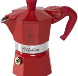 Bialetti La Mokina - Espressokocher - Winter Wonderland Kollektion - rot - Aluminium - für 1 Tasse