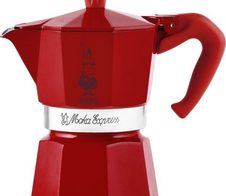 Bialetti Moka Express - Winter Wonderland Kollektion - rot - Aluminum - für 3 Tassen