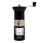 Bialetti Premium-Kaffeemühle (manuell) mit Edelstahlmahlwerk - schwarz