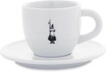 Bialetti Cappuccinotasse Istituzionale inkl. Untertasse - Porzellan - weiß - 240ml