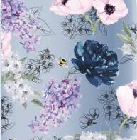 Bialetti Edelstahl-Thermosflasche - doppelwandig - Bridgerton Design - 450ml