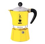 Bialetti Rainbow - Espressokocher - gelb - für 3 Tassen