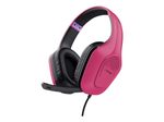 Trust Gaming GXT 415P Zirox Federleichtes Gaming-Headset - Rosa