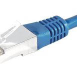 Dexlan Patchkabel Cat. 6A, S/FTP (PiMF), blau, 1,0 m