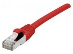 Dexlan Patchkabel Cat. 6A Class EA, S/FTP (PiMF), halogenfrei, mit Rastnasenschutz, rot, 3,0 m