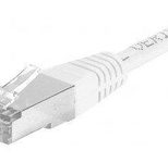 Dexlan Patchkabel Cat. 6A, F/UTP, weiß, 0,15 m