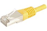 Dexlan Patchkabel Cat. 6A, F/UTP, gelb, 0,3 m