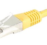 Dexlan Patchkabel Cat. 6A, S/FTP (PiMF), gelb, 0,5 m