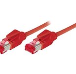 Tecline Industrie-Patchkabel Cat. 6A, S/FTP (PiMF), ölbeständig, hochabriebfest, halogenfrei, rot, 50,0 m