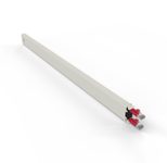 Patchbox patchbox.one Kupferkassette 30RU (1,8 m), Cat. 6a, U/FTP, PoE, rot