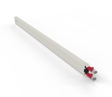 Patchbox patchbox.one Kupferkassette 30RU (1,8 m), Cat. 6a, U/FTP, PoE, rot