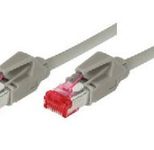 Tecline Patchkabel S/FTP, PiMF, CAT.6A EIA/TIA, Class EA, blau, 15,0 m