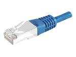 Dexlan Patchkabel Cat. 6A, S/FTP (PiMF), blau, 0,5 m