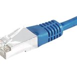 Dexlan Patchkabel Cat. 6A, S/FTP (PiMF), blau, 0,5 m