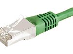 Dexlan Patchkabel Cat. 6A, F/UTP, grün, 0,15 m