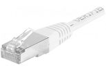 Dexlan Patchkabel Cat. 6A, F/UTP, weiß, 0,5 m
