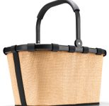 reisenthel® Einkaufskorb carrybag frame raffia black, braun 22,0 l