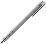 LAMY logo twin pen Multifunktionsstift Kugelschreiber silber 0.6. 0.5 mm Schreibfarbe: Schwarz