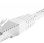 Dexlan Patchkabel Cat. 6A, F/UTP, weiß, 0,3 m