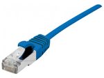 Dexlan Patchkabel Cat. 6A,  S/FTP (PiMF), ultradünn, halogenfrei, mit Rastnasenschutz, blau, 10,0 m