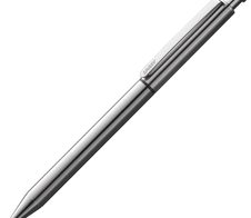 LAMY st twin pen Multifunktionsstift Kugelschreiber silber 0.5 mm Schreibfarbe: Schwarz