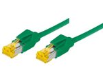 Tecline Patchkabel Cat. 6A (ISO/IEC), S/FTP, halogenfrei, mit Rastnasenschutz, grün, 20,0 m