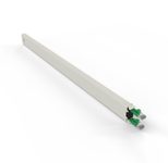 Patchbox patchbox.one Kupferkassette 30RU (1,8 m), Cat. 6a, U/FTP, PoE, grün