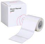 NIIMBOT Etikettenrolle für Etikettendrucker weiß 50 mm x 80 mm