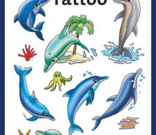 AVERY Zweckform Klebetattoo Delfine