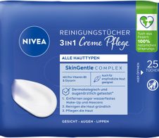 NIVEA 3IN1 Creme Pflege feuchte Reinigungstücher 25 St.