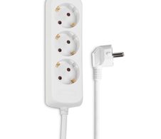 hama 3-fach Steckdosenleiste weiß
