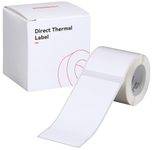 NIIMBOT Etikettenrolle für Etikettendrucker weiß 40 mm x 80 mm