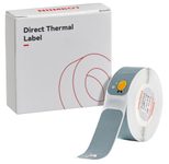 NIIMBOT Etikettenrolle für Etikettendrucker grau 14 mm x 40 mm