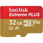 SanDisk Extreme Plus MicroSDHC-Speicherkarte 32 GB