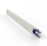 Patchbox patchbox.one Kupferkassette 8RU (0,8 m), Cat. 6a, U/UTP, PoE++, violett