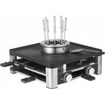 WMF Lumero Gourmet Raclette Grill 3-in-1 Station - Schwarz, Edelstahl