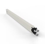 Patchbox patchbox.one Kupferkassette 8RU (0,8 m), Cat. 6a, U/FTP, PoE, schwarz