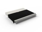 Patchbox patchbox.one Kabeleinzugssystem 8RU/UTP (0,8 m) mit 24 Kassetten, Patchkabel Cat. 6a, U/UTP, PoE++, Kabel grau