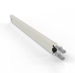 Patchbox patchbox.one Kupferkassette 8RU (0,8 m), Cat. 6a, U/UTP, PoE++, grau