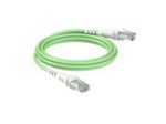 Patchsee ThePATCHCORD RJ45 Patchkabel Cat. 6A, U/UTP, extra dünn, apfelgrün, 9,7 m