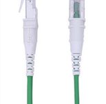 Patchsee ThePATCHCORD RJ45 Patchkabel Cat. 6A, U/UTP, extra dünn, grün, 1,2 m