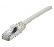 Exertis Connect Patchkabel Cat. 6A, S/FTP (PiMF), halogenfrei, mit Rastnasenschutz, grau, 40,0 m
