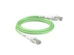 Patchsee ThePATCHCORD RJ45 Patchkabel Cat. 6A, U/UTP, extra dünn, apfelgrün, 3,1 m