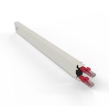 Patchbox patchbox.one Kupferkassette 8RU (0,8 m), Cat. 6a, U/UTP, PoE++, rot